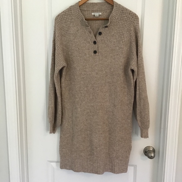 American Eagle Henley Sweater Dress - Picture 2 of 7